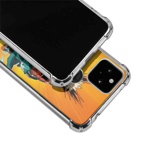 My Hero Academia Deku and Bakugo Season 5 Google Pixel 5 Clear Case